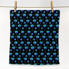 Floral Pattern Face Towel by Valentinaart