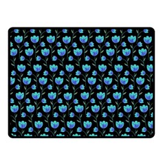 Floral Pattern Fleece Blanket (small)