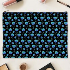 Floral Pattern Cosmetic Bag (xxxl)  by Valentinaart