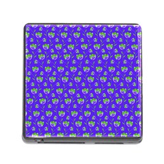 Floral Pattern Memory Card Reader (square)