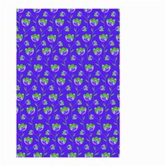 Floral Pattern Small Garden Flag (two Sides)