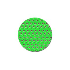 Floral Pattern Golf Ball Marker