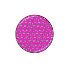 Floral Pattern Hat Clip Ball Marker (10 Pack) by Valentinaart