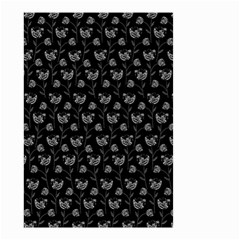 Floral Pattern Small Garden Flag (two Sides)