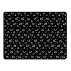 Floral Pattern Double Sided Fleece Blanket (small) 