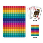 Pattern Grid Squares Texture Playing Card Back