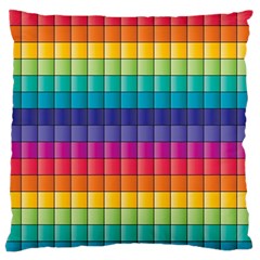 Pattern Grid Squares Texture Standard Flano Cushion Case (one Side)