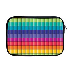 Pattern Grid Squares Texture Apple Macbook Pro 17  Zipper Case