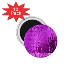 Purple Background Scrapbooking Paper 1.75  Magnets (10 pack) 