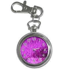 Purple Background Scrapbooking Paper Key Chain Watches