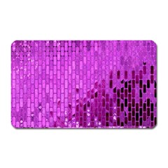 Purple Background Scrapbooking Paper Magnet (rectangular) by Amaryn4rt