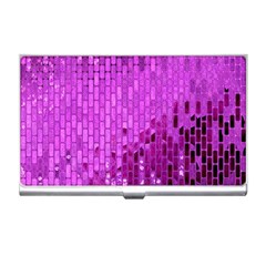 Purple Background Scrapbooking Paper Business Card Holders