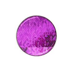 Purple Background Scrapbooking Paper Hat Clip Ball Marker