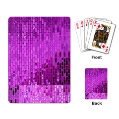 Purple Background Scrapbooking Paper Playing Card