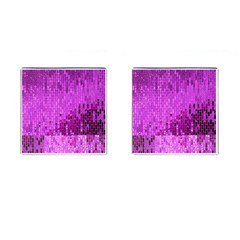 Purple Background Scrapbooking Paper Cufflinks (Square)