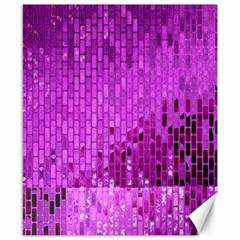 Purple Background Scrapbooking Paper Canvas 8  x 10 