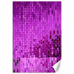 Purple Background Scrapbooking Paper Canvas 12  x 18  