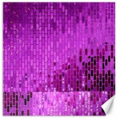 Purple Background Scrapbooking Paper Canvas 16  x 16  