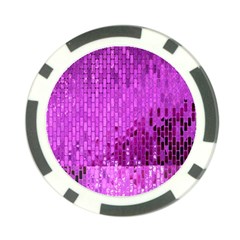 Purple Background Scrapbooking Paper Poker Chip Card Guard