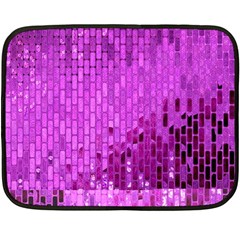 Purple Background Scrapbooking Paper Fleece Blanket (mini)