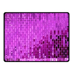 Purple Background Scrapbooking Paper Fleece Blanket (small)