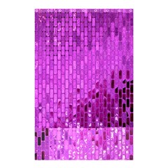 Purple Background Scrapbooking Paper Shower Curtain 48  X 72  (small) 