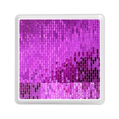 Purple Background Scrapbooking Paper Memory Card Reader (square)  by Amaryn4rt