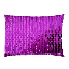 Purple Background Scrapbooking Paper Pillow Case (two Sides) by Amaryn4rt