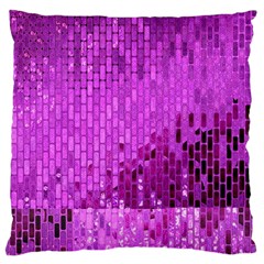 Purple Background Scrapbooking Paper Standard Flano Cushion Case (Two Sides)