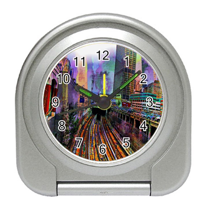 Downtown Chicago Travel Alarm Clocks