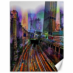 Downtown Chicago Canvas 36  X 48   by Amaryn4rt