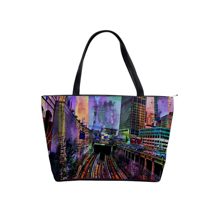 Downtown Chicago Shoulder Handbags