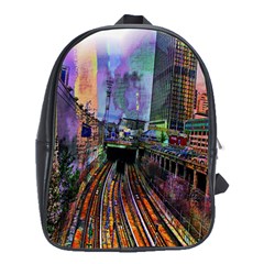 Downtown Chicago School Bags (xl)  by Amaryn4rt