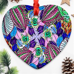 Wallpaper Created From Coloring Book Ornament (heart)