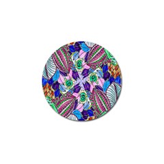 Wallpaper Created From Coloring Book Golf Ball Marker (10 Pack) by Amaryn4rt