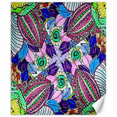 Wallpaper Created From Coloring Book Canvas 8  X 10  by Amaryn4rt