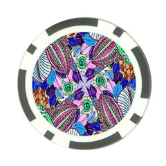 Wallpaper Created From Coloring Book Poker Chip Card Guard (10 Pack) by Amaryn4rt