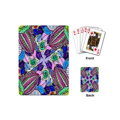 Wallpaper Created From Coloring Book Playing Cards (mini) 