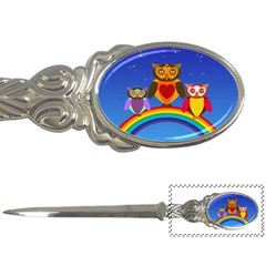 Owls Rainbow Animals Birds Nature Letter Openers by Amaryn4rt