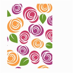 Colorful Seamless Floral Flowers Pattern Wallpaper Background Large Garden Flag (two Sides) by Amaryn4rt