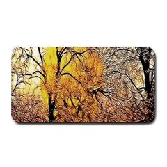 Summer Sun Set Fractal Forest Background Medium Bar Mats