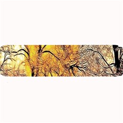 Summer Sun Set Fractal Forest Background Large Bar Mats