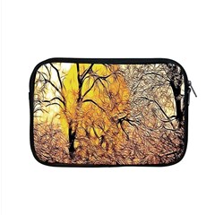 Summer Sun Set Fractal Forest Background Apple Macbook Pro 15  Zipper Case