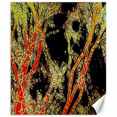 Artistic Effect Fractal Forest Background Canvas 20  X 24   by Amaryn4rt