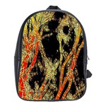 Artistic Effect Fractal Forest Background School Bags(Large)  Front