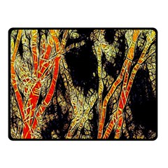 Artistic Effect Fractal Forest Background Fleece Blanket (small) by Amaryn4rt