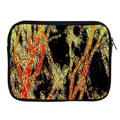 Artistic Effect Fractal Forest Background Apple Ipad 2/3/4 Zipper Cases by Amaryn4rt