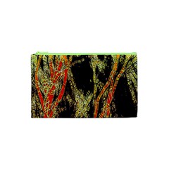 Artistic Effect Fractal Forest Background Cosmetic Bag (xs) by Amaryn4rt