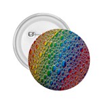 Bubbles Rainbow Colourful Colors 2.25  Buttons Front