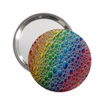 Bubbles Rainbow Colourful Colors 2.25  Handbag Mirrors Front